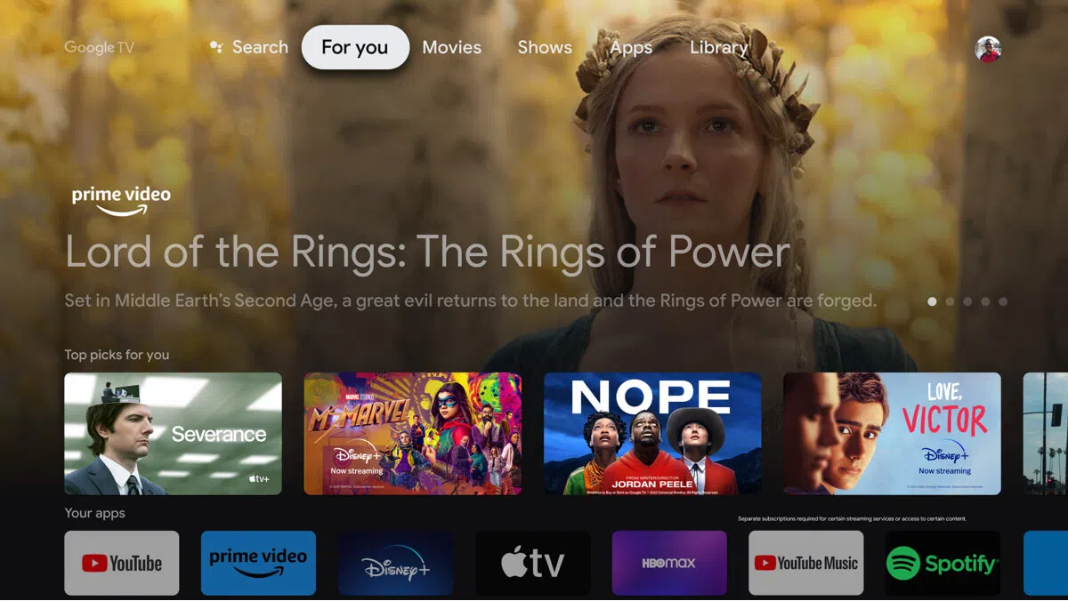 TCL 32S4K Google TV personalised content discovery